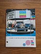 Vtg 1976 NAPA Martin-Senour Paints A1815 GUIDE TO BETTER AUTOMOTIVE REFINISHING picture
