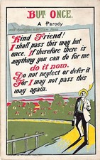 Postcard Comic Humor: If You Can Do Anything For Me, Do It Now 1910's picture