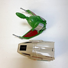 Vintage 1994 Playmates Star Trek TNG Klingon Bird of Prey & Shuttle Craft picture