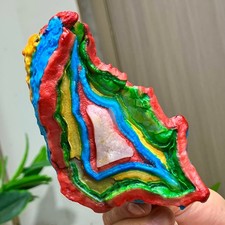 396G Natural Crystal beautiful Warring States Red Agate rough Healing picture