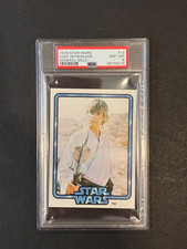 1978 Star Wars General Mills Big G Cereals Mark Hamill Luke Skywalker #12 PSA 8 picture