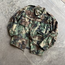 True Vintage 1970s/1980s US Military Jungle Camo Jacket Size M Regular  picture
