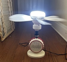 Sportscast Vintage Coca Cola Lamp 1997 Coke Top Beautiful Tested And Working picture