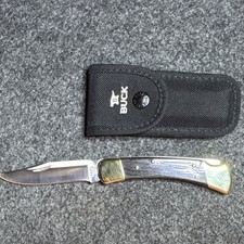 2015 Buck 110 Folding Lockback Hunter With Sheath Included (free shipping) picture