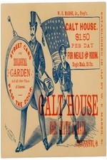 Galt House 1860s USA Poster - Retro American Art 24x36” - Rare Reprint 🤯💯 picture
