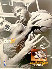 Magic Johnson LA Lakers Converse ERX 350 NBA Vintage 1989 Magazine Ad picture