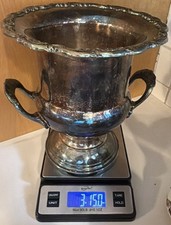 Vintage Gorham Silver Plated Champagne Bucket Wine Chiller with Handles Ornate picture