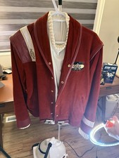 Kirk Star Trek 5 Bomber Full Costume With Anovos Pants Sz LG Belt Buckle, Pins picture