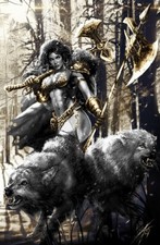 RED SONJA DEATH AND THE DEVIL #2 - RUDY AO  COVER B NYCC 2024 +COA LTD 200 picture