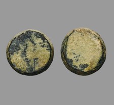 Ancient Judaean / Roman Period Fractional Bronze Trade Weight Artifact 100BC picture