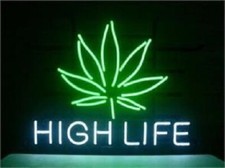 Marijuana Hemp Leaf High Life Weed 24