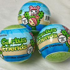 tokidoki Cactus Friends Sealed Blind Pack Collectible Characters Lot of 3 picture