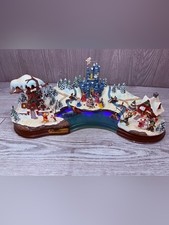 The Disney Christmas Cove Bradford Exchange Hawthorned Village Illuminated Decor picture