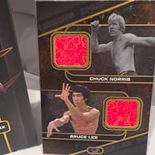 TruCreator Inc. Bruce Lee Relic Non-Sport Chuck Norris / Bruce Lee #2 picture