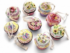 Lot of Retired Ganz Special Celebrations Mini Cupcake Ornaments NWT 2008 picture