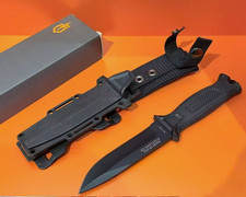 Gerber StrongArm Fixed Blade Knife Full Tang Black Tactical Outdoor Survival picture