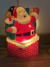 Vintage Christmas blowmold. LA Goodman. Flatback/ Small version picture
