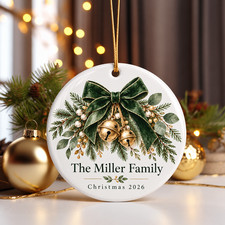 Personalized Family Christmas Ornament picture