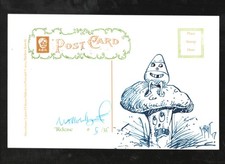 M84 Matthew Kirscht Postcard Halloween One color sketch Release 5/35 JOL Skull picture