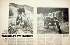 1973 Yamaha 125 Enduro - 4-Page Vintage Motorcycle Road Test Article picture