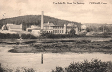 Putnam CT John Dean Pin Factory Postcard Industrial Vintage picture