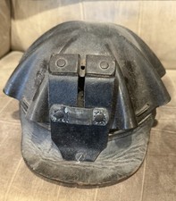 Antique Miner’s Turtle Shell Helmet Vtg Industrial Early 1900’s-Coal Mining picture