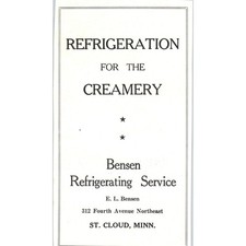 E.L. Benson Refrigerating Service St. Cloud, Costello Mfg St Louis 1953 AE9-DC1 picture