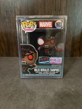 Funko Pop Miles Morales Vamp Marvel LE 1000 NYCC 2026 OFFICIAL CON STICKER picture