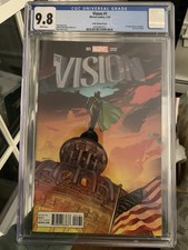 VISION #1 CGC 9.8 WHITE PAGES 1:25 SOOK VARIANT COVER MARVEL 2016 VisionQuest picture