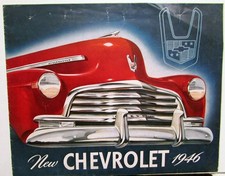 1946 Chevrolet Fleetline Fleetmaster Stylemaster Woody Wagon Sales Folder Orig picture