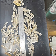 Wholesale Bulk Diamantina Quartz Points 1.5 Lb Raw Crystals Brazil Laser Wand picture