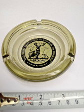 Vintage Hartford Insurance w/Logo, 3 Lobe Glass Ashtray picture
