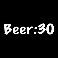 Beer 30 Decal Sticker White Die Cut Vinyl picture