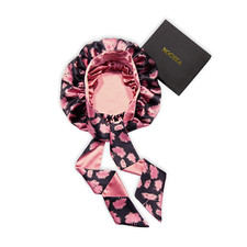 100% Pure Mulberry Silk Reversible Bonnet with Ties - Luxurious Hair Protection picture