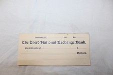 Antique 1900's Payment Demand Notes The Third National Exchange Bank Ohio picture