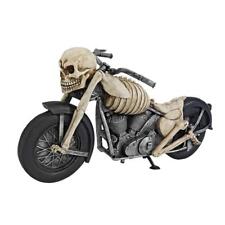 Ghost Rider Skeleton Old School Chopper Motorcycle Rider Biker Sculpture picture