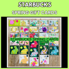 STARBUCKS SPRING EASTER GIFT CARD COLLECTION 2006-2023 NEW-Choose One or More picture