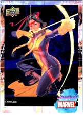 Mirage (Danielle Moonstar) #43 Blue Lt. FX 2024 Upper Deck Women of Marvel picture