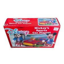 Disney Mickey’s Sports Car Playset ARCO No 6196 Vintage In Original Box 57 Chevy picture