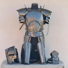 Moria Dwarfan Steel Knight Armor Suit - Full Body Armor - Cosplay & Larp LOTR picture