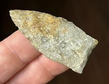 COLORFUL COLORADO LATE PALEO STEMMED POINT ARROWHEAD AUTHENTIC ARTIFACT JB2 picture