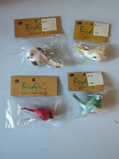 Set Of 4 VTG Mangelsen's Birds For Crafting Wire Wreaths Decorating picture
