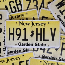 New Jersey License Plate 🔥 1 Random NJ Garden State NO PAIRS READ DESCRIPTION picture