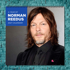 Norman Reedus 2027 Wall Calendar 12 Month Celebrity Photo Fan Collectible picture
