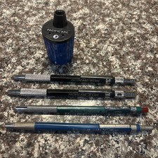 Vintage Drafting Leadholder Pencil Lot 4 Pacific Arc Staedtler Berol Turquoise picture