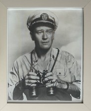 John Wayne U.S. Actor Framed 25cm x 20cm Guaranteed Hand Signed Photo & COA picture