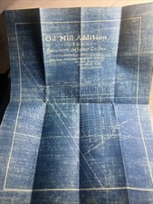 1917 Beaumont Texas Oil Mill Addition Plat Map Jefferson County Brick Yard Road picture