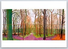 Postcard Art David Hockney Woldgate Woods picture