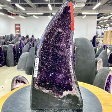 18.9LB Natural Amethyst Cathedral English Cluster Crystal Specimen Healing picture