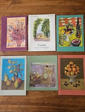 6 Vintage SS France Ocean Liner Menus 1965 – Paquebot France, Diner de Gala picture
